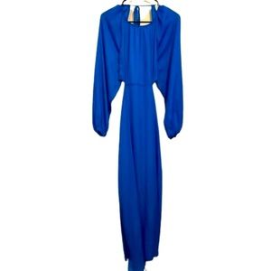 BÖHME CAROLINE BLUE MAXI DRESS
